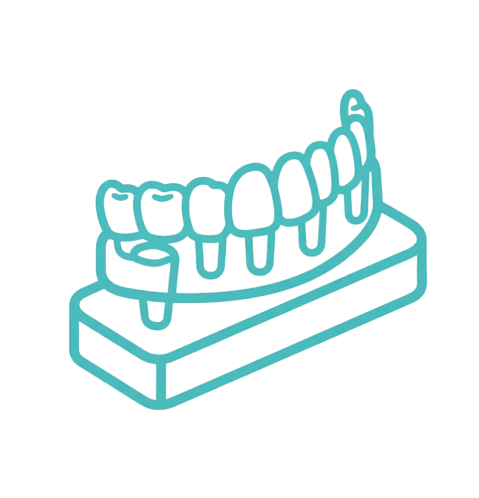 full mouth dental implant icon