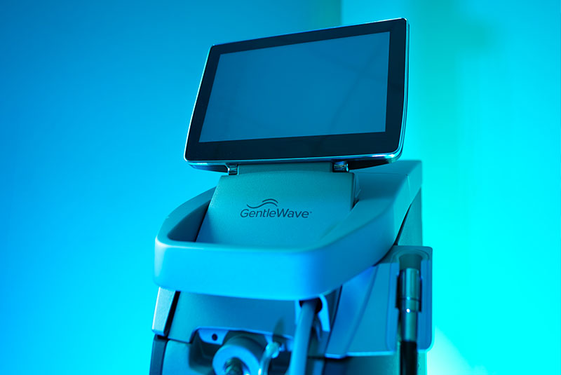 close up of gentle wave device